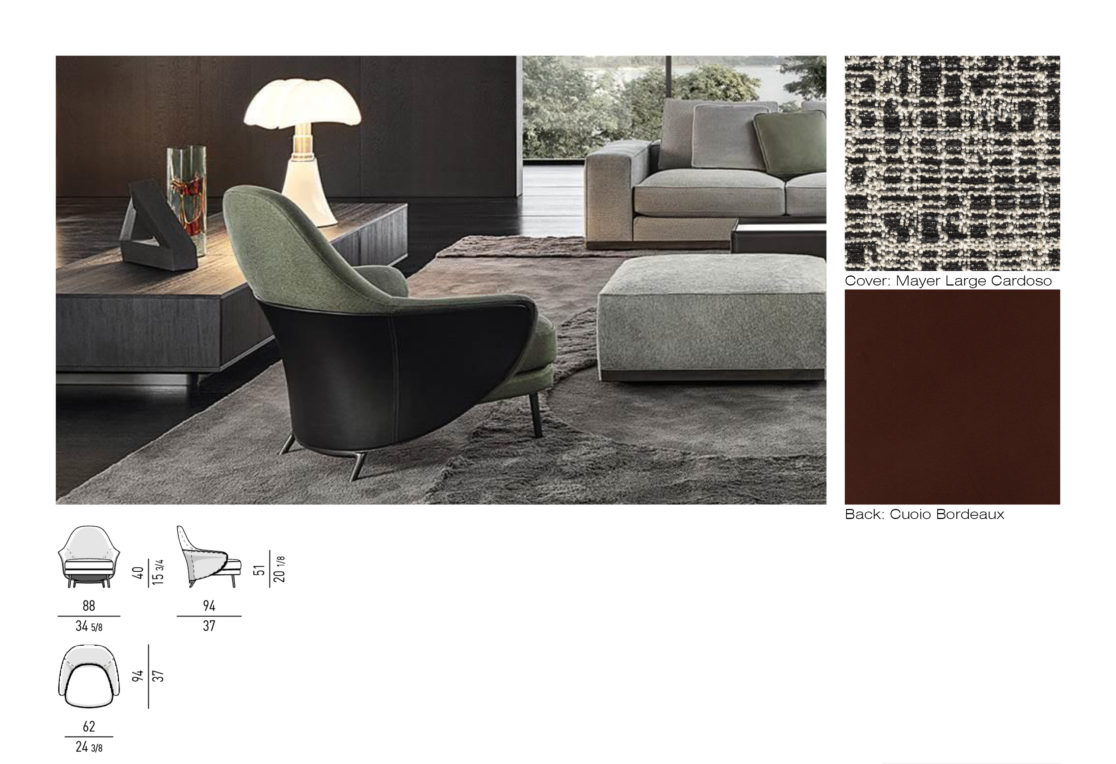 Angie Armchair – Minotti Los Angeles